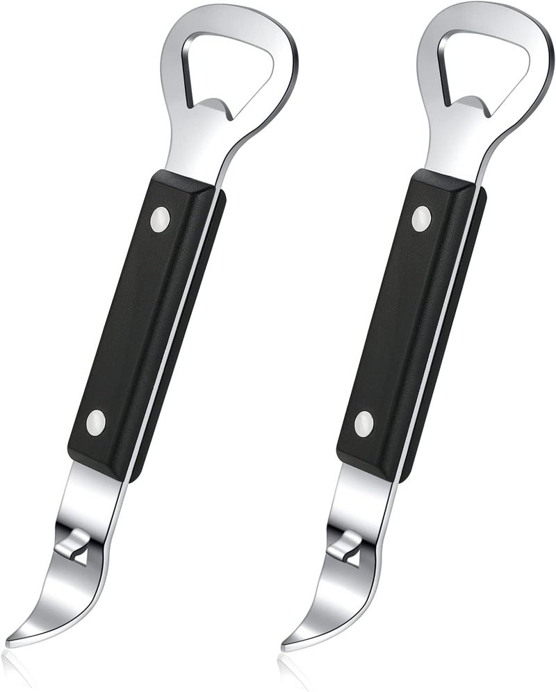 HANCELANT Can Punch Bottle Opener, Manual Stainless Steel Can Opener 2 Pack - Image 1